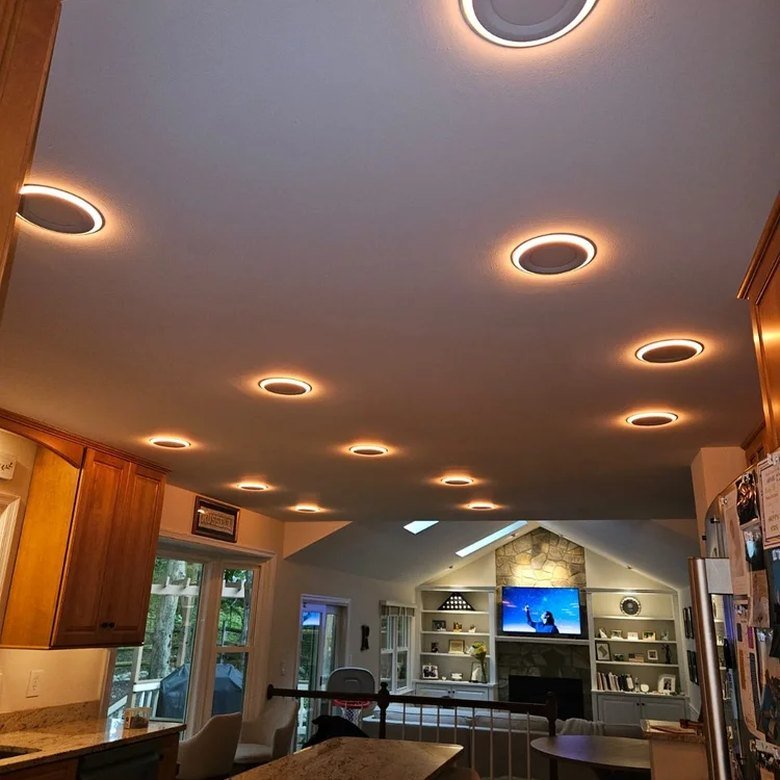 Recessed kitchen lighting by Jab and Son Services